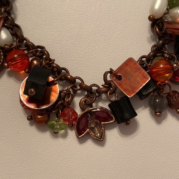 Fun charm bracelet with tons of beads and dangles - Picture 5 of 6
